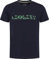 Gabbiano T-shirt T Shirt Met Siliconen Embossed Print 152587 Navy Mannen Maat - M