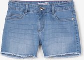 Tiffosi-meisjes-korte spijkerbroek-korte broek-denim short-Chloe132-kleur: blauw-maat 176