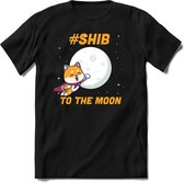 Shiba inu mascotte T-Shirt | Crypto ethereum kleding Kado Heren / Dames | Perfect cryptocurrency munt Cadeau shirt Maat S