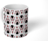Mok - Koffiemok - Tipi - Tent - Patronen - Kinderen - Bohemian - Mokken - 350 ML - Beker - Koffiemokken - Theemok