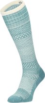 Sockwell Micro Grade Dames Compressiekousen Klasse 1 Mineral |  Aqua | 32% Merinowol | Maat S/M