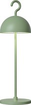 Sompex Tafellamp of hanglamp Hook | Led | Groen - indoor / outdoor / voor binnen en buiten met oplaadkabel USB  - 2700-3000k - kleur in warm of koel wit instelbaar - Design accu(ta