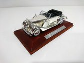 Lagonda LG 6 (Zilver) (10 cm) 1/43 Silver-Cars Collection - Modelauto - Schaalmodel - Model auto - Miniatuurauto
