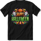 Halloween T-Shirt | Horror Liefhebber Kleding Kado Heren / Dames | Perfect Weerwolf , Monster , Vleermuis en Pompoen Cadeau Shirt | Grappige Zinnen, Spreuken en Teksten | Maat S