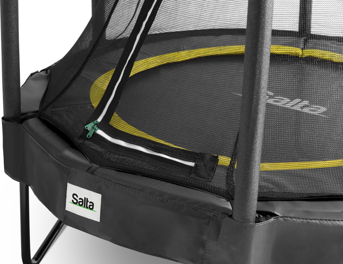 Salta Comfort Edition - ø 153 cm - Ronde trampoline met veiligheidsnet - Zwart - Mini/Kleine trampoline voor kinderen — afbeelding 5