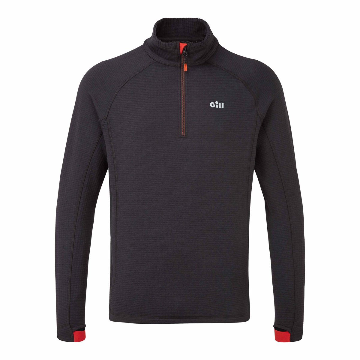 Gill OS Thermal Zip Neck Zilver