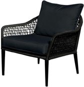 Queens Loungestoel Aluminium - Touw
