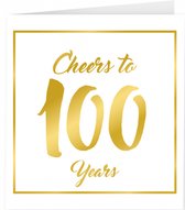 Gold White Cards 100 jaar
