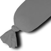 Gulings Sloop - Kussensloop Grijs, 185cm, 100% Katoen, Geschikt voor Guling XL, Luxe en Soft, Zachte Slaapervaring