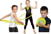 Fit4Kids - Fitness Hoepels (Ø 55 & Ø 75 cm) - Fitness Ballen (Ø 17 & Ø 22 cm) - Kinderen - Hoelahoep - Bal - Sport