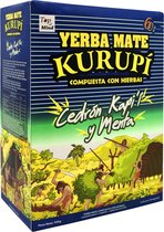 Yerba Mate Kurupí Cedron Kapi Menta (Citroengras en Munt ) 500g