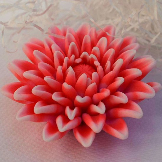 Siliconen 3D mal “Chrysanthemum” voor Zeep maken/Kaarsen maken/Epoxi gieten/Gips/Klei - 