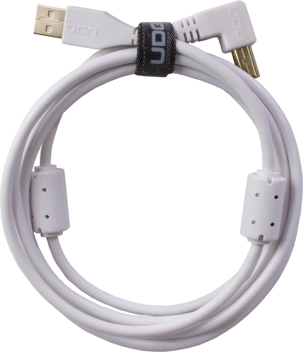 UDG U95006WH audio kabel USB 2.0 A-B haaks wit 3m