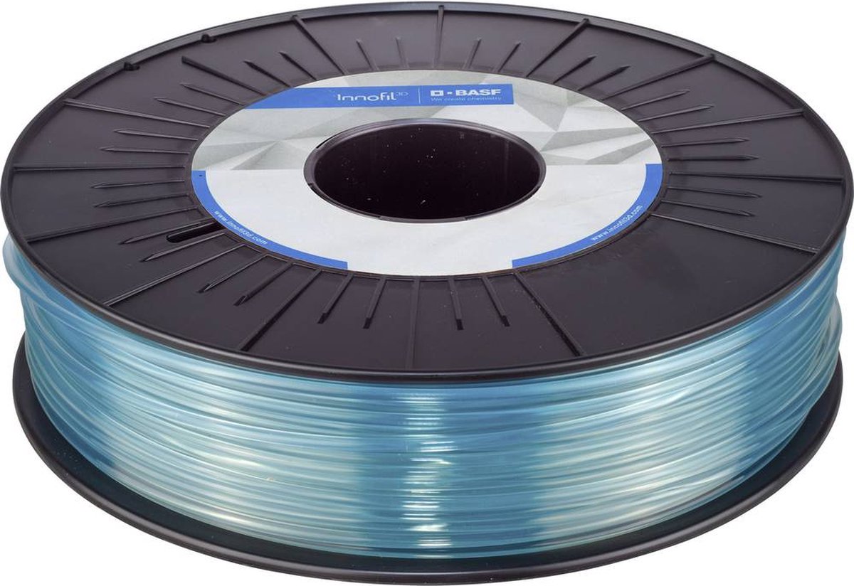 BASF Ultrafuse PLA-0026A075 PLA ICE BLUE TRANSLUCENT Filament PLA kunststof 1.75 mm 750 g IJsblauw (doorschijnend) 1 st