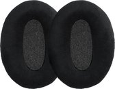 kwmobile 2x fluwelen oorkussens geschikt voor Sennheiser HD600 / HD650 / HD545 / HD580 koptelefoons - Kussens voor over-ear-koptelefoon in zwart