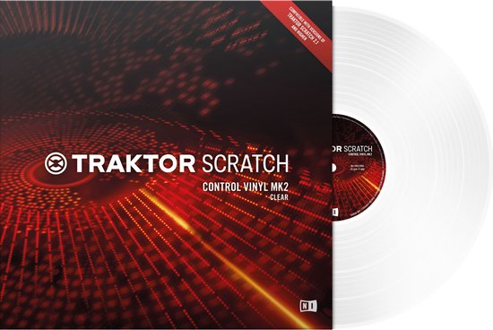 Native Instruments Traktor Scratch Control Vinyl MK2 Clear - DJ