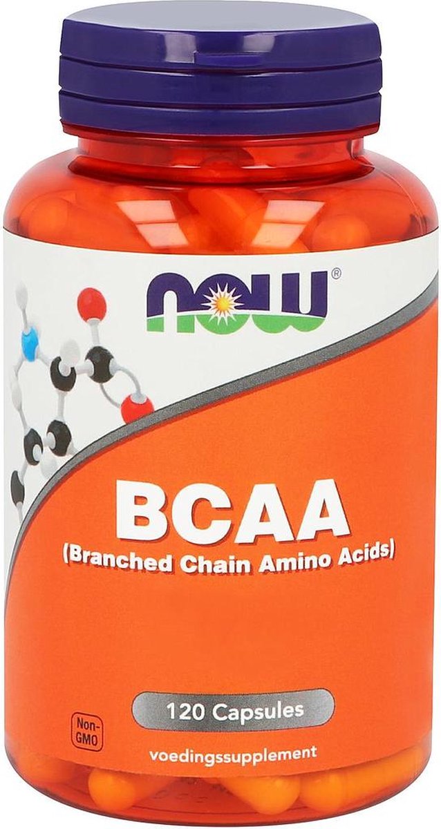 Goedkoopste Now - BCAA 800 mg (Branched Chain Amino Acids) (120 capsules) - Aminozuren