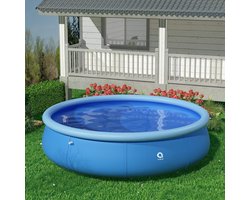 ROND zwembad - 360x90cm - opblaaszwembad - fastset - incl filter pomp + CE slang + LADDER