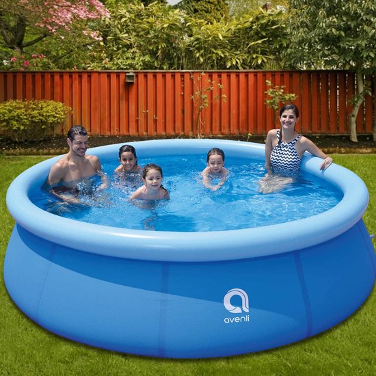 AVENLI rond zwembad - 360x76cm - opblaaszwembad - fastset - incl filter ...