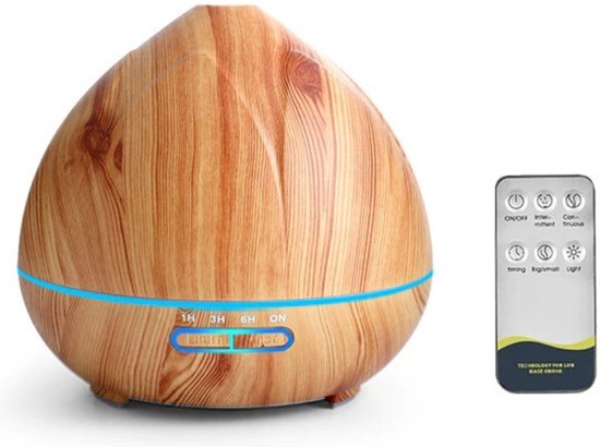 Aromadiffuser Voor Etherische Oliën, Ultrasone Luchtbevochtiger Natuurlijke Geurverspreider Voor Ontspanning En Aromatherapie