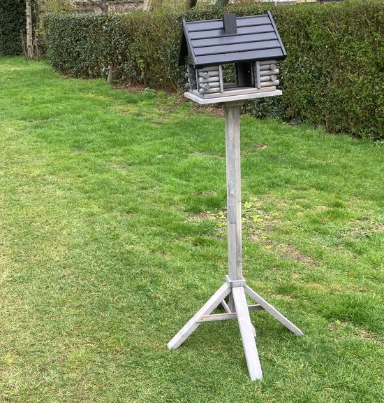 GARDEN SPIRIT Groot Vogelvoederhuisje op Stabiele Voet
