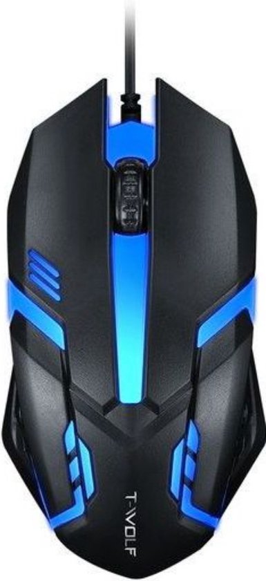 T-Wolf V1 Colorful Light Wired Gaming Mouse