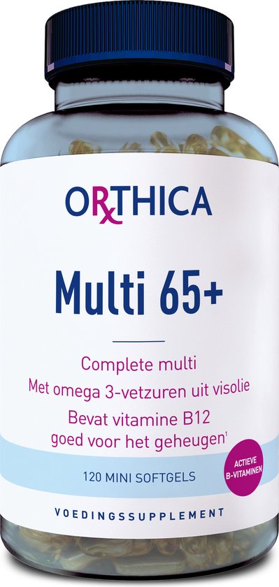 computer rijk kaas Orthica Multi 65+ (multivitaminen) - 120 softgels | bol.com