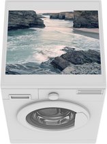 Wasmachine beschermer mat - Het water van de Playa de las Catedrales - Breedte 55 cm x hoogte 45 cm