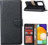 Samsung A53 / A53s hoesje bookcase Zwart - Samsung Galaxy A53 wallet case portemonnee hoesje - A53 5G Hoes met Pasjeshouder cover