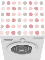 Wasmachine beschermer mat - Stippen - Patroon - Pastel - Breedte 60 cm x hoogte 60 cm