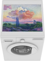 Wasmachine beschermer mat - The pink cloud - Henri Edmond Cross - Breedte 55 cm x hoogte 45 cm