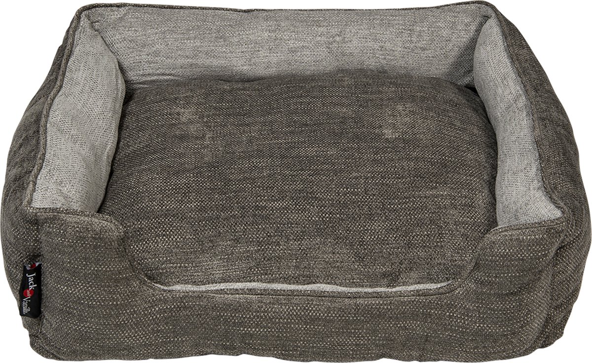 Jack And Vanilla - Sofa's - Jv Cairo Sofa Donkerbruin/grijs-s 60x52x18cm