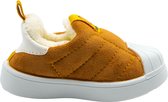 Babylini baby schoentjes Maddie - Lichtbruin - maat 23 - anti-slip - instappers
