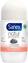 Sanex Natur Protect Sensitive Roll-on Deodorant - 6 x 50 ml