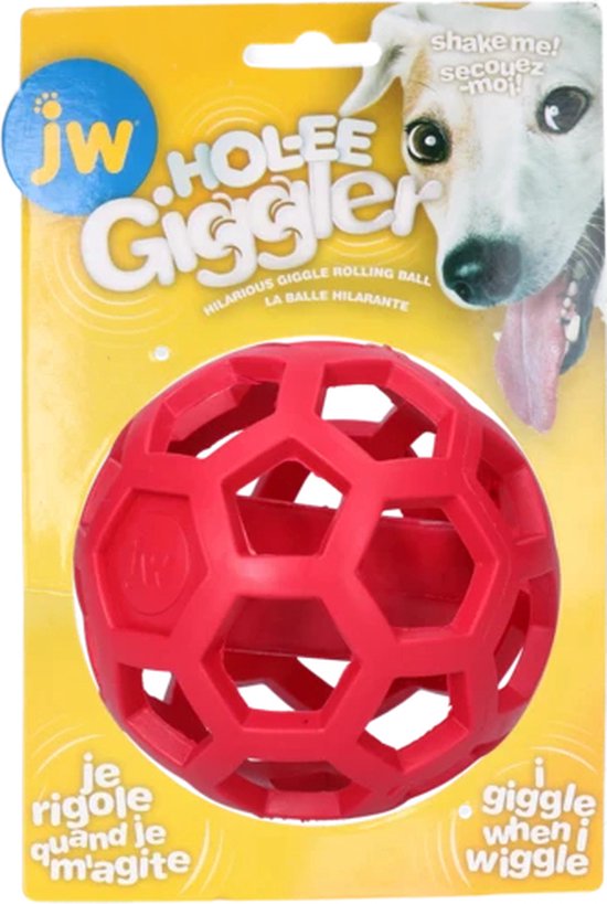 JW Hol-ee giggler hondenbal - hondenspeeltjes - hondenspeelgoed - met  geluiden -... | bol.com