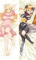 Knikker Body Pillow Anime Girl Boy - Dakimakura - 150x50 - KonoSuba - Stijl 103
