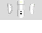 Ajax MotionCam bewegingssensor - alarmsysteem - draadloos - bewegingsdetector met foto camera voor binnen in wit