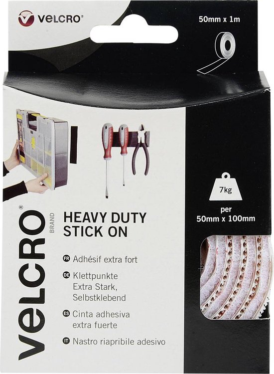 VELCRO® VELEC60242 Klittenband Om vast te plakken Haak en lusdeel, Extra sterk (l x... VELCRO® VELEC60242 Klittenband Om vast te plakken Haak en lusdeel, Extra sterk (l x...