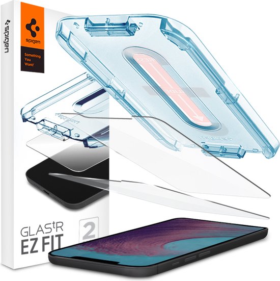 Spigen Glas tR EZ Fit (2 Pack) + Frame screenprotector voor iPhone 12 Pro  Max - | bol.com