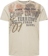 Camp David shirt Grijs-M