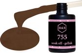 Gellak - 755 - 15 ml | B&N - soak off gellak
