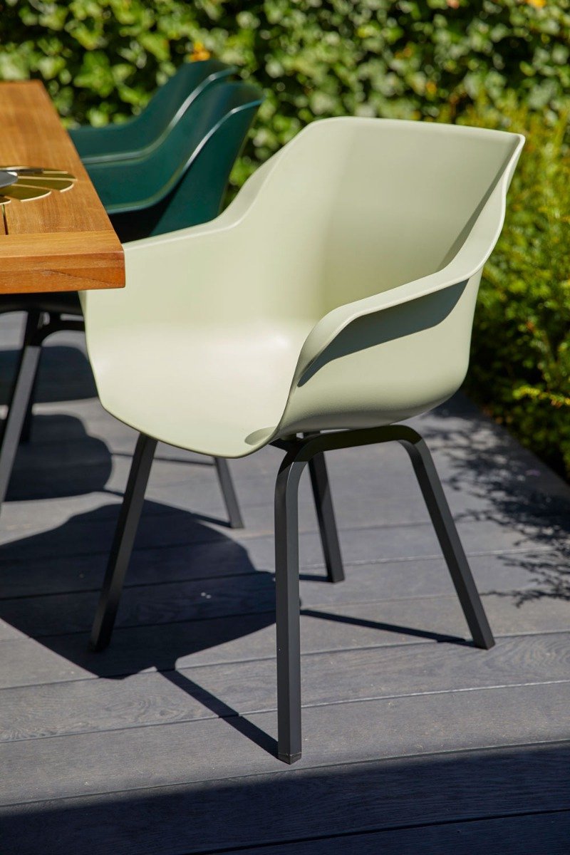 Hartman Sophie armchair chaise de jardin avec accoudoirs - Vert foncé