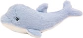 Eco Knuffel Dolfijn blauw 27 cm