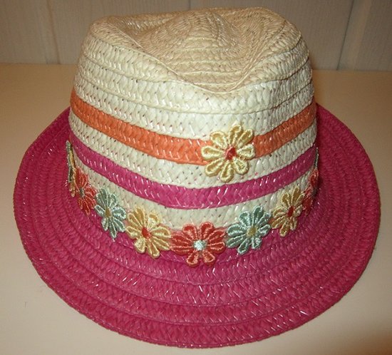 chapeau enfant, chapeau de soleil, chapeau de plage ibiza/boho taille 51 cm circonférence intérieur (environ 2 à 5 ans)