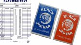 Scoreblok Klaverjassen - 50 vellen - met speelkaarten - Kaartspellen - Familiespelletjes - Klaverjassen score notitieblok