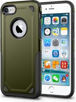 Peachy Shockproof hoesje Pro Armor iPhone 7 8 SE 2020 SE 2022 - Protection Case Groen - Extra Bescherming