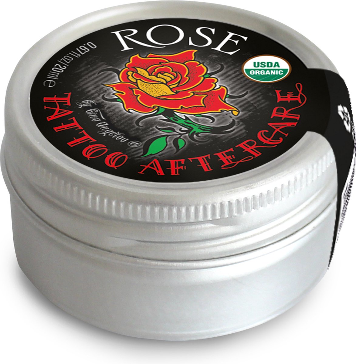 Alteya Organics Tattoo Care Balm Rose 20ml - Huidverzorging – Biologische Tatoeage Crème - Verzorging op Tattoos - Natuurlijke Tatoeage Verzorgingscrème - Tattoo Nazorg