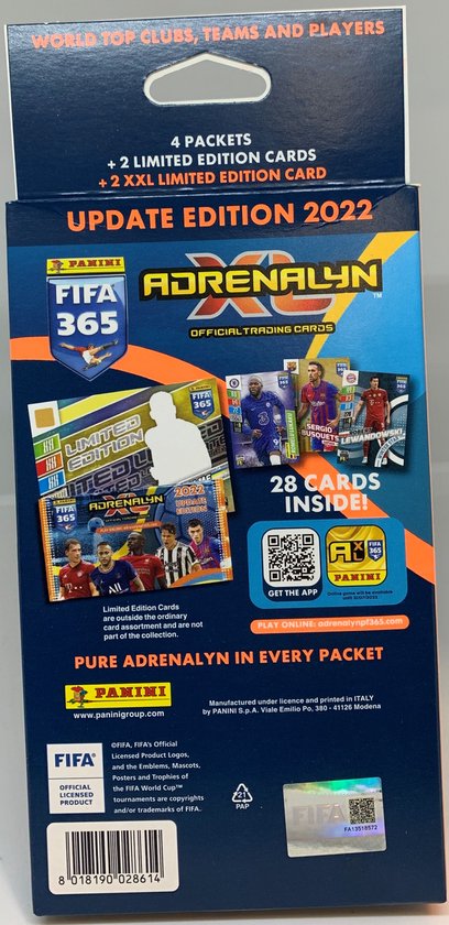Thumbnail van een extra afbeelding van het spel Fifa 365 Adrenalyn Update Edition 2022 XXL Limited Edition