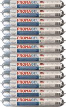 Promasil PromaGel - Injectiegel Opstijgend vocht - ATG nr 3107 (kwaliteitscertificaat) - WTCB A+A+A+ (hoogste kwaliteit) - worst 600ml - 12 stuks