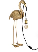 Tafellamp Gouden Flamingo - zonder Kap - H 75 cm